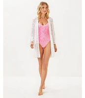 Lilly Pulitzer Brailey Eyelet Mini Dress Swim Cover-Up