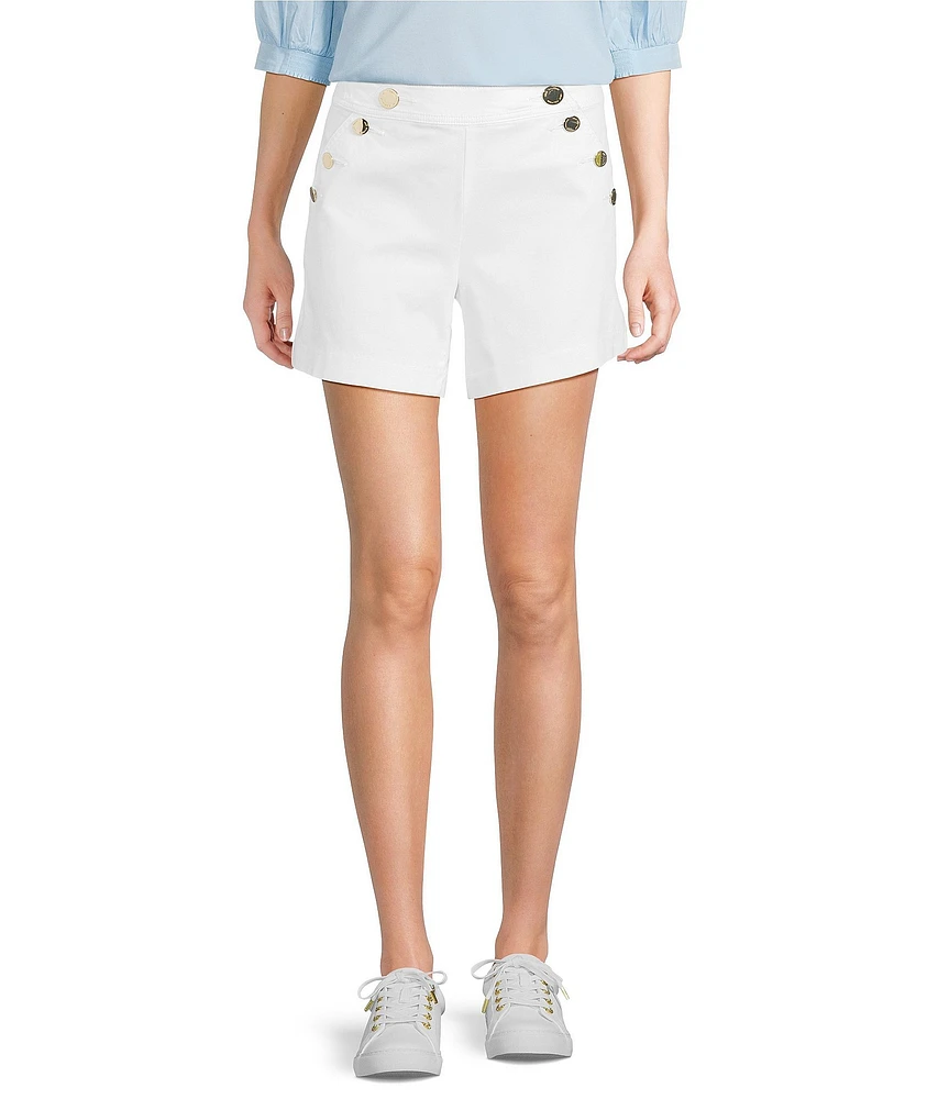 Lilly Pulitzer Eliska Stretch High Rise Side Button Shorts