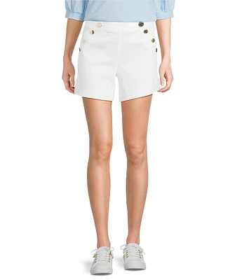 Lilly Pulitzer Eliska Stretch High Rise Side Button Shorts