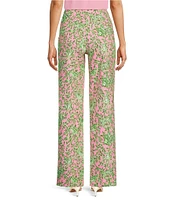 Lilly Pulitzer Ellamarie Printed Stretch Double Cloth High Rise Pants