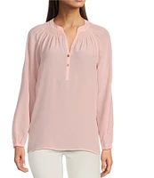 Lilly Pulitzer Elsa Silk V-Neck Bracelet Sleeve Top