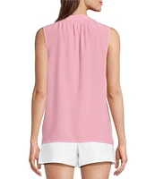 Lilly Pulitzer Elsa Silk V-Neck Sleeveless Top
