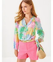 Lilly Pulitzer Gretchen Stretch High Rise Shorts