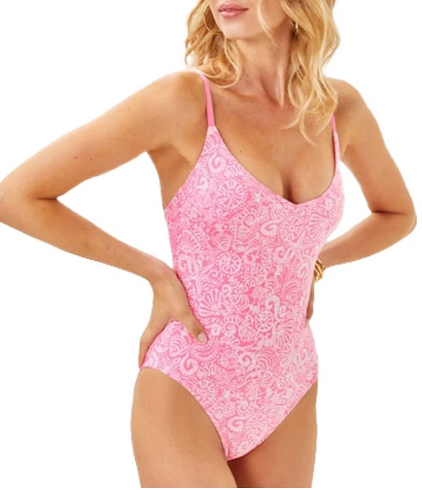 Lilly Pulitzer Klynn Tidepool Treasures Tank One Piece Swimsuit