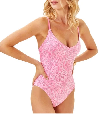 Lilly Pulitzer Klynn Tidepool Treasures Tank One Piece Swimsuit