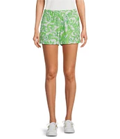 Lilly Pulitzer Lilo Daffodil Hill Print Mid-Rise Pull-On Shorts