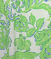 Lilly Pulitzer Lilo Daffodil Hill Print Mid-Rise Pull-On Shorts