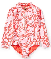 Lilly Pulitzer Little/Big Girls 4-14 Alicia Rashguard UPF 50+ 1-Piece Swimsuit