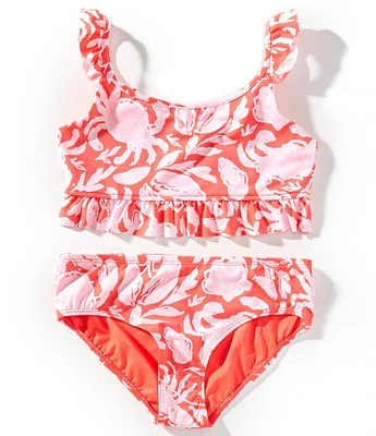 Lilly Pulitzer Little/Big Girls 4-14 Chrissy Bikini UPF 50+ Swimsuit