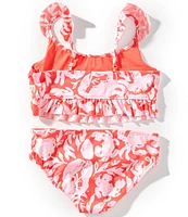 Lilly Pulitzer Little/Big Girls 4-14 Chrissy Bikini UPF 50+ Swimsuit
