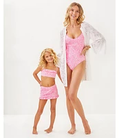 Lilly Pulitzer Little/Big Girls 4-14 Topher UPF 50+ Bikini Shorts Set