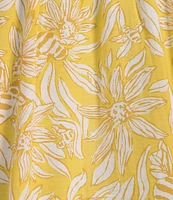 Lilly Pulitzer Lourdes Honeycomb Hideaway Print Split Ruffle V-Neck 3/4 Puff Sleeve Blouse