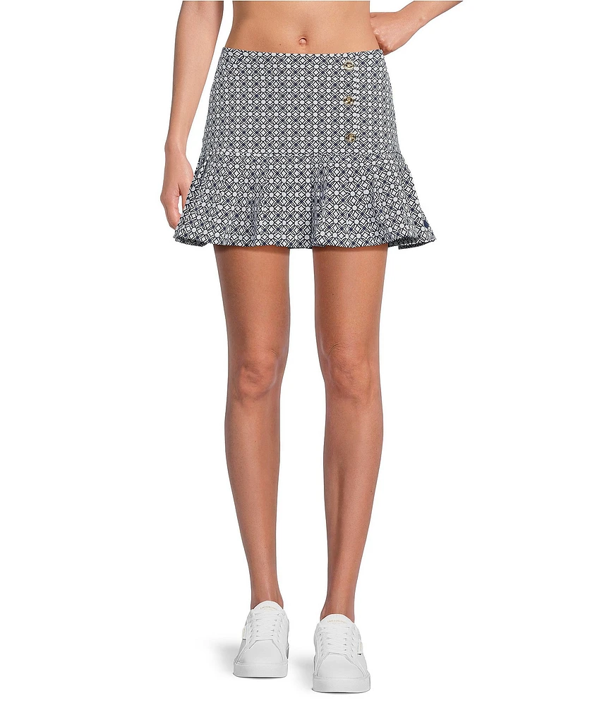 Lilly Pulitzer Malou Knit Butterfly Print Golf Skort