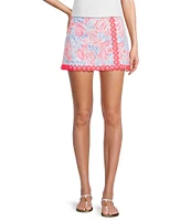 Lilly Pulitzer Michelina Lil Sun Sea Sand Print Mini Skort