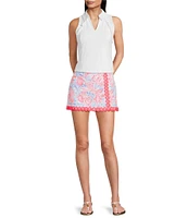 Lilly Pulitzer Michelina Lil Sun Sea Sand Print Mini Skort