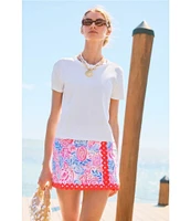 Lilly Pulitzer Michelina Lil Sun Sea Sand Print Mini Skort