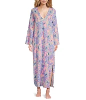 Lilly Pulitzer Perry Totally Koalafied Long Sleeve Maxi Swim Cover-Up