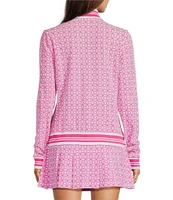 Lilly Pulitzer Regate UPF 50+ Printed Luxetic Stand Collar Long Sleeve Jacket