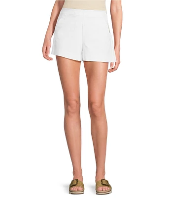 Lilly Pulitzer Sarissa Stretch High-Rise Straight Shorts