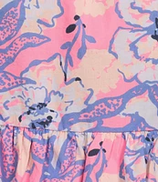 Lilly Pulitzer Sashria Printed Cotton Poplin Collar Neck Short Sleeve Button Front Shirt Dress