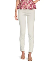 Lilly Pulitzer South Ocean High Rise Lace Hem Jeans
