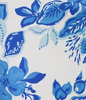 Lilly Pulitzer x Saint James Garde Cote Azure Soleil Round Neck Short Sleeve Knit Top