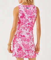 Lilly Pulitzer x Saint James Rose Soleil Stripe Print Round Neck Sleeveless Shift Dress