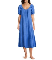 Lilly Pulitzer Zemini Tiered Midi Dress Swim Cover-Up