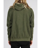 Lira Clothing Vintage Wash Unisex Long-Sleeve Pullover Hoodie