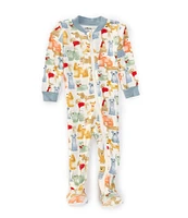 Little Me Baby Boys 12-24 Months Long-Sleeve Puppy-Printed Footed Coverall