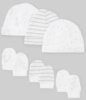 Little Me Baby Boys Funtime Hat & Mitt Set