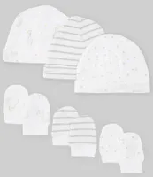 Little Me Baby Boys Funtime Hat & Mitt Set