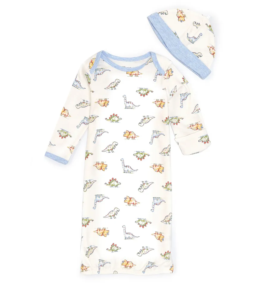 Little Me Baby Boys Newborn-3 Months Dinomite Sleeper Gown & Hat