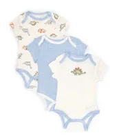 Little Me Baby Boys Newborn-9 Months Dinomite Bodysuit 3-Pack