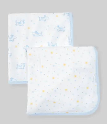 Little Me Baby Boys Playtime 2-Pack Receiving Blankets