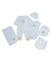 Little Me Newborn-3 Months Sweet Bear 5-Piece Gift Box Set