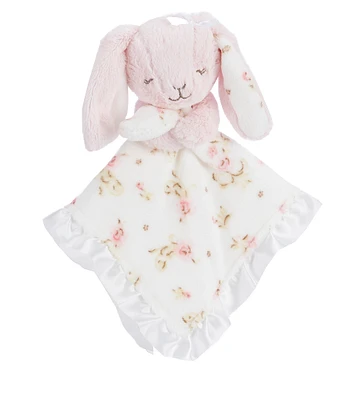 Little Me Baby Girls Vintage Rose Bunny Snuggle Buddy