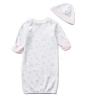 Little Me Baby Girls Newborn Baby Bunnies Gown