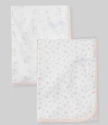 Little Me Playtime Baby Girls 2-Pack Receiving Blanket