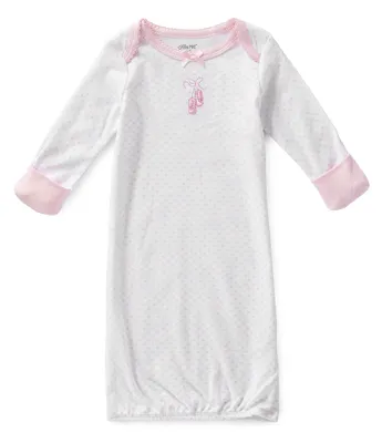 Little Me Baby Girls Prima Newborn-3 Months Ballerina Sleeper Gown