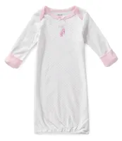 Little Me Baby Girls Prima Newborn-3 Months Ballerina Sleeper Gown