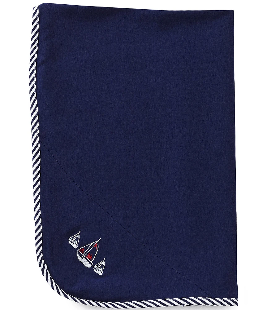 Little Me Sailboats Blanket