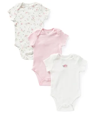 Little Me Vintage Rose 3-Pack Bodysuits