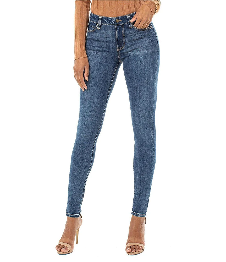 Liverpool Los Angeles Abby Mid Rise Skinny Leg Denim Jeans