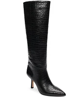 Liverpool Los Angeles Bryn Crocodile Embossed Leather Boots