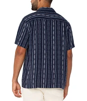 Liverpool Los Angeles Button Up Linen Patterned Shirt