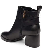 Liverpool Los Angeles Encino Leather Buckle Booties