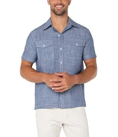 Liverpool Los Angeles Flap Pocket Short Sleeve Woven Shirt