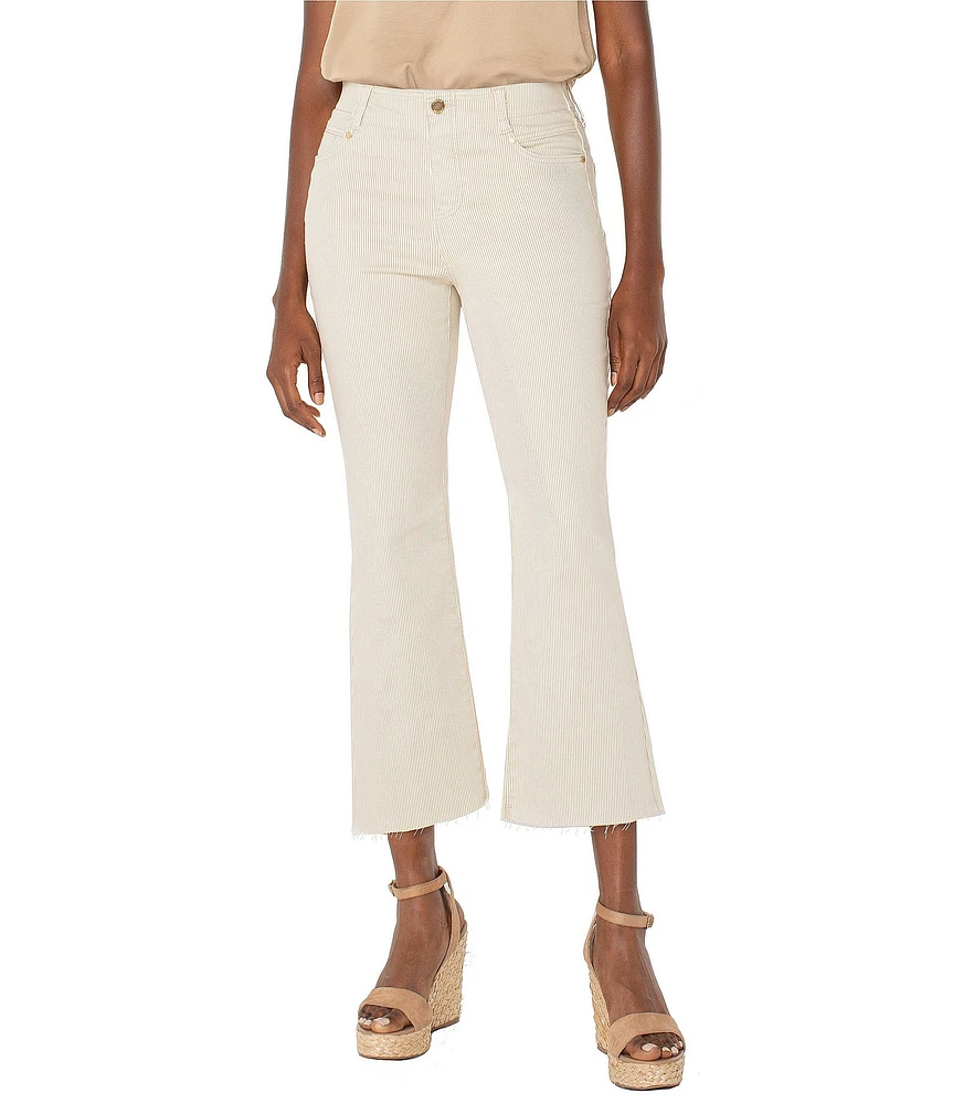 Liverpool Los Angeles Gia Glider® Stretch Twill Crop Flare Pants