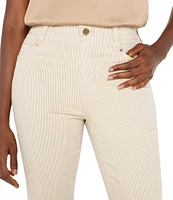 Liverpool Los Angeles Gia Glider® Stretch Twill Crop Flare Pants